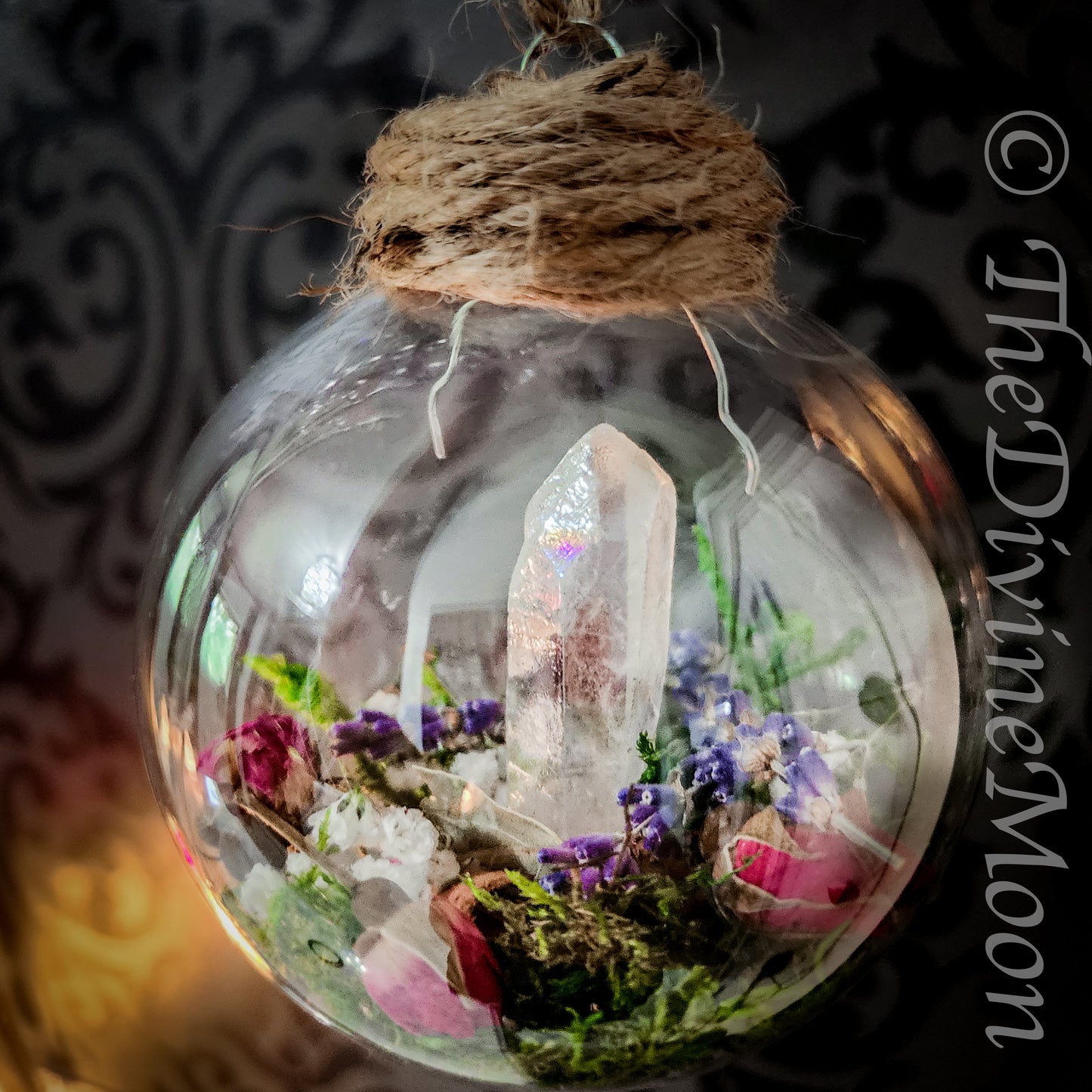 Crystal Witch Ball - Witch ball - Home Blessing Ball - Home Protection Ball - Protection From Evil & Negativity - Warding - Spell Ball