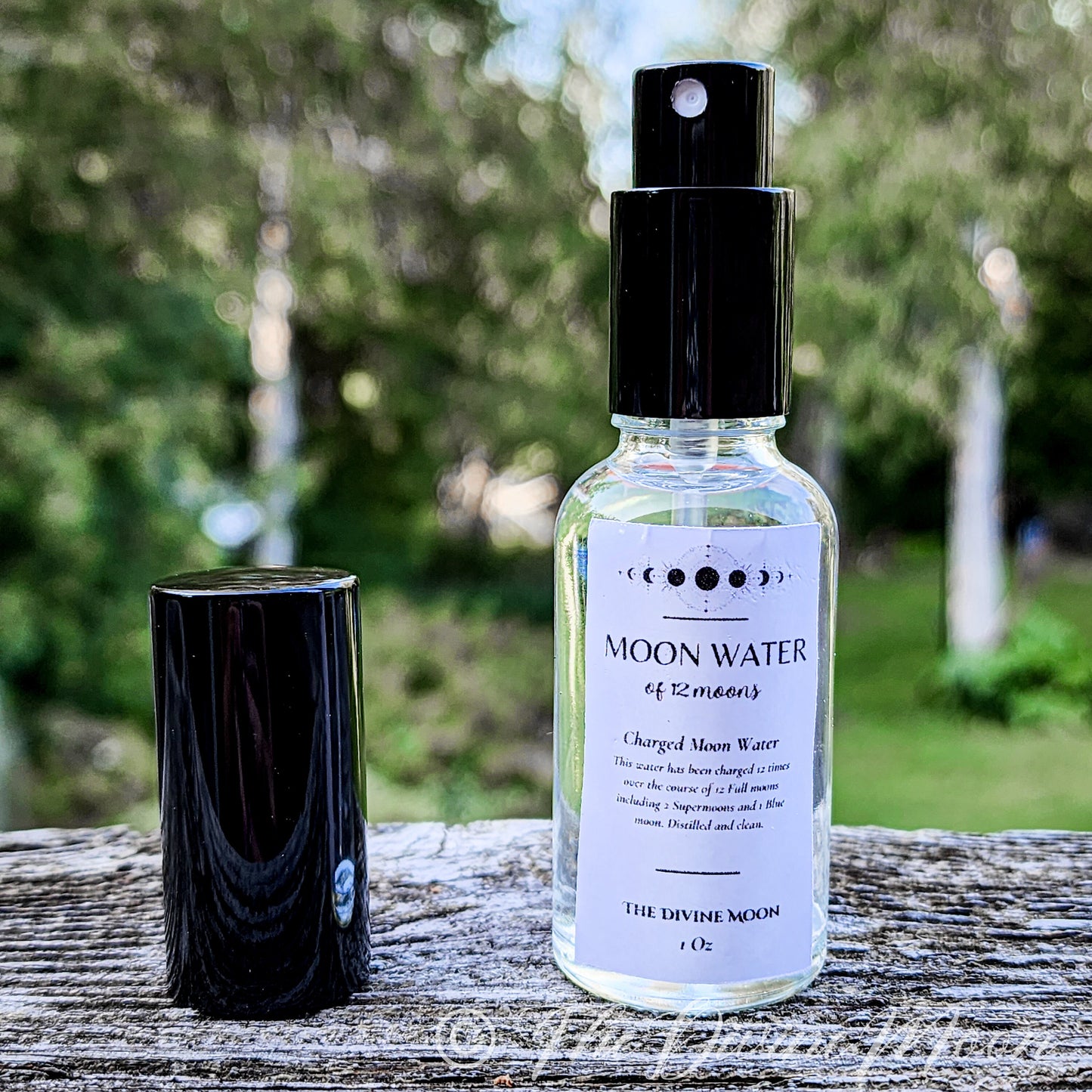 Full Moon Water Spray – Glass Bottle with Moon Phase Blend – Supermoon & Blue Moon Inspired - Ritual or Décor Mist – Celestial Gift