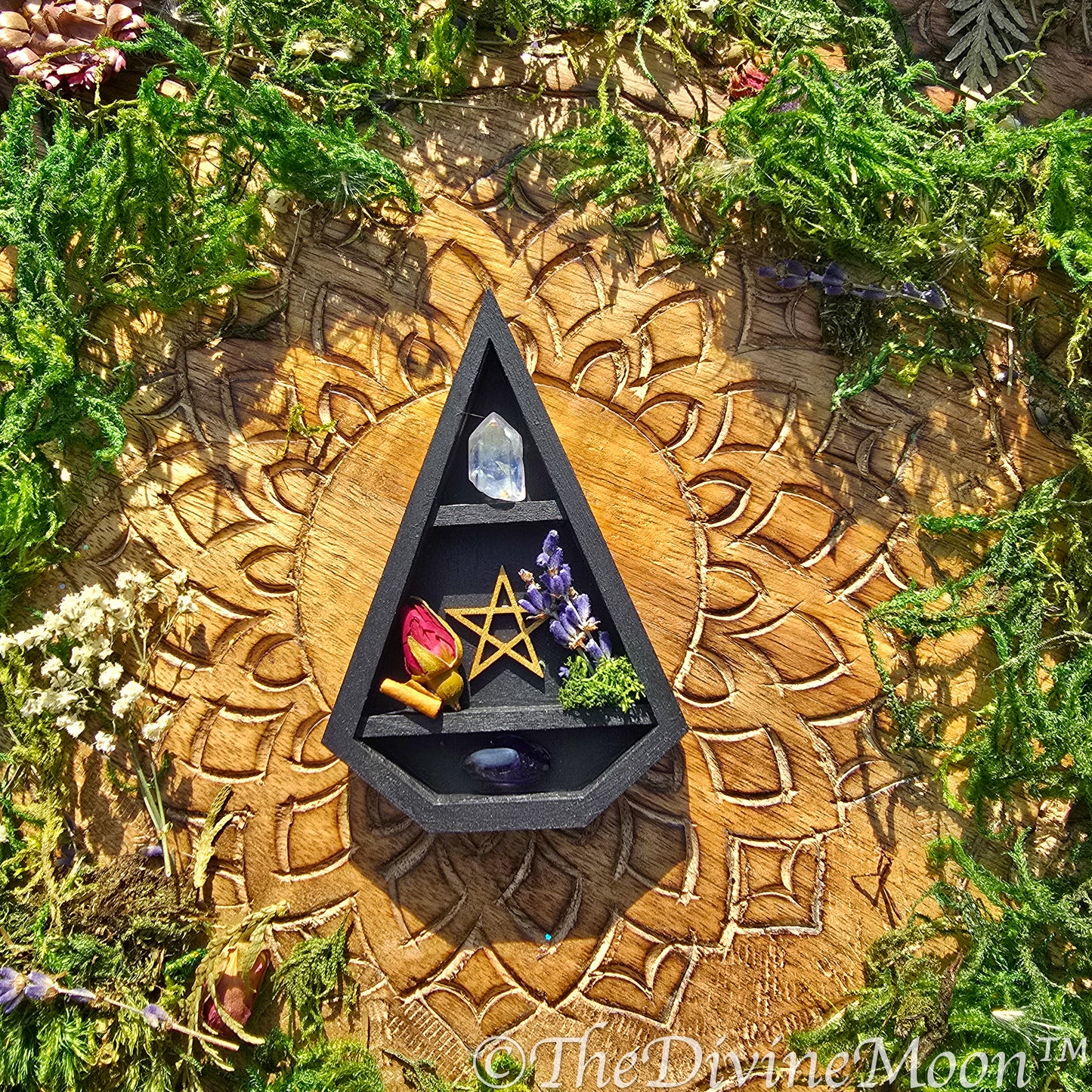 Terrarium Witchy Shelf Magnet Ornament | Witchy Home Decor