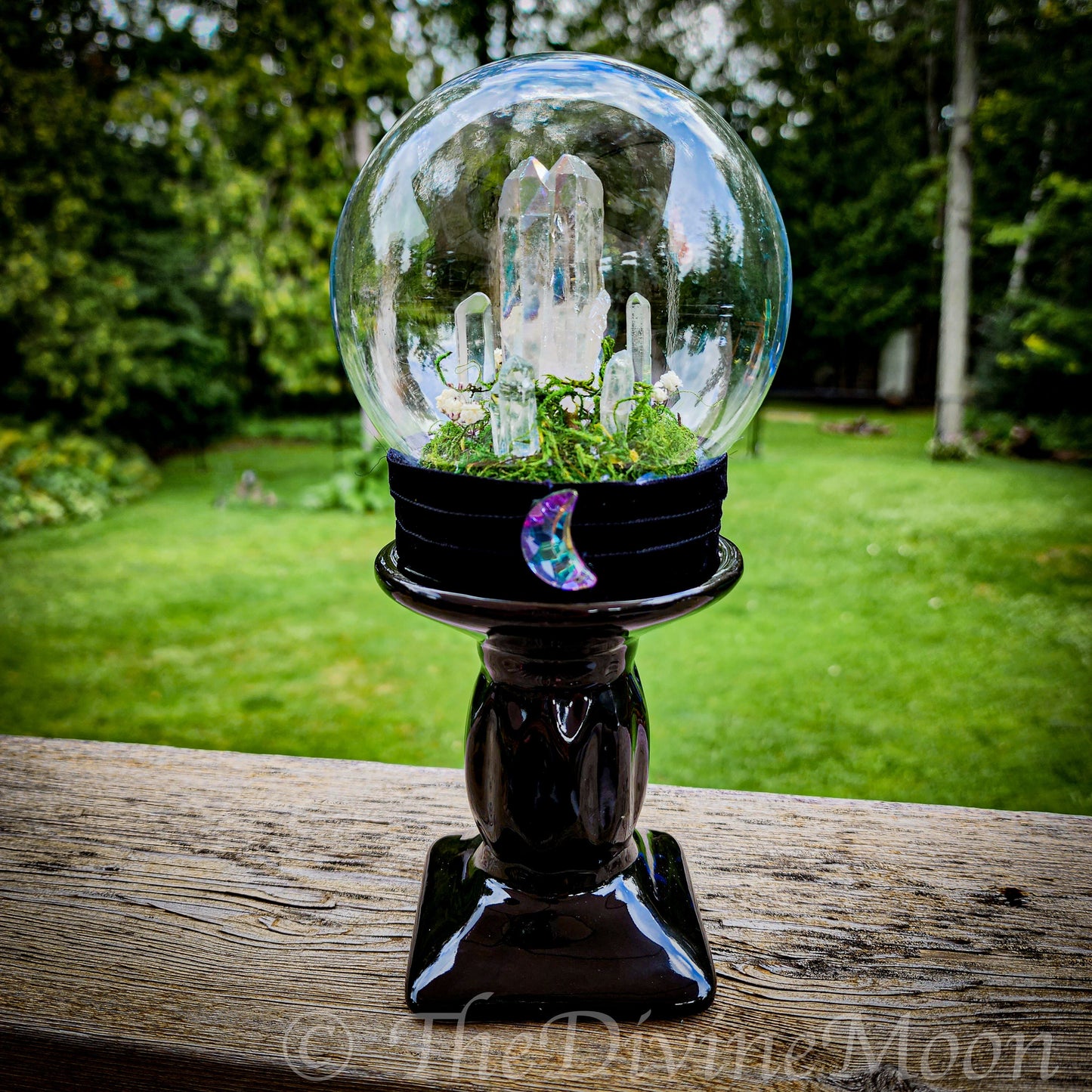 Crystal Witch Ball Globe - Witch ball - Home Blessing Ball - Home Protection Ball - Protection From Evil & Negativity - Warding - Spell