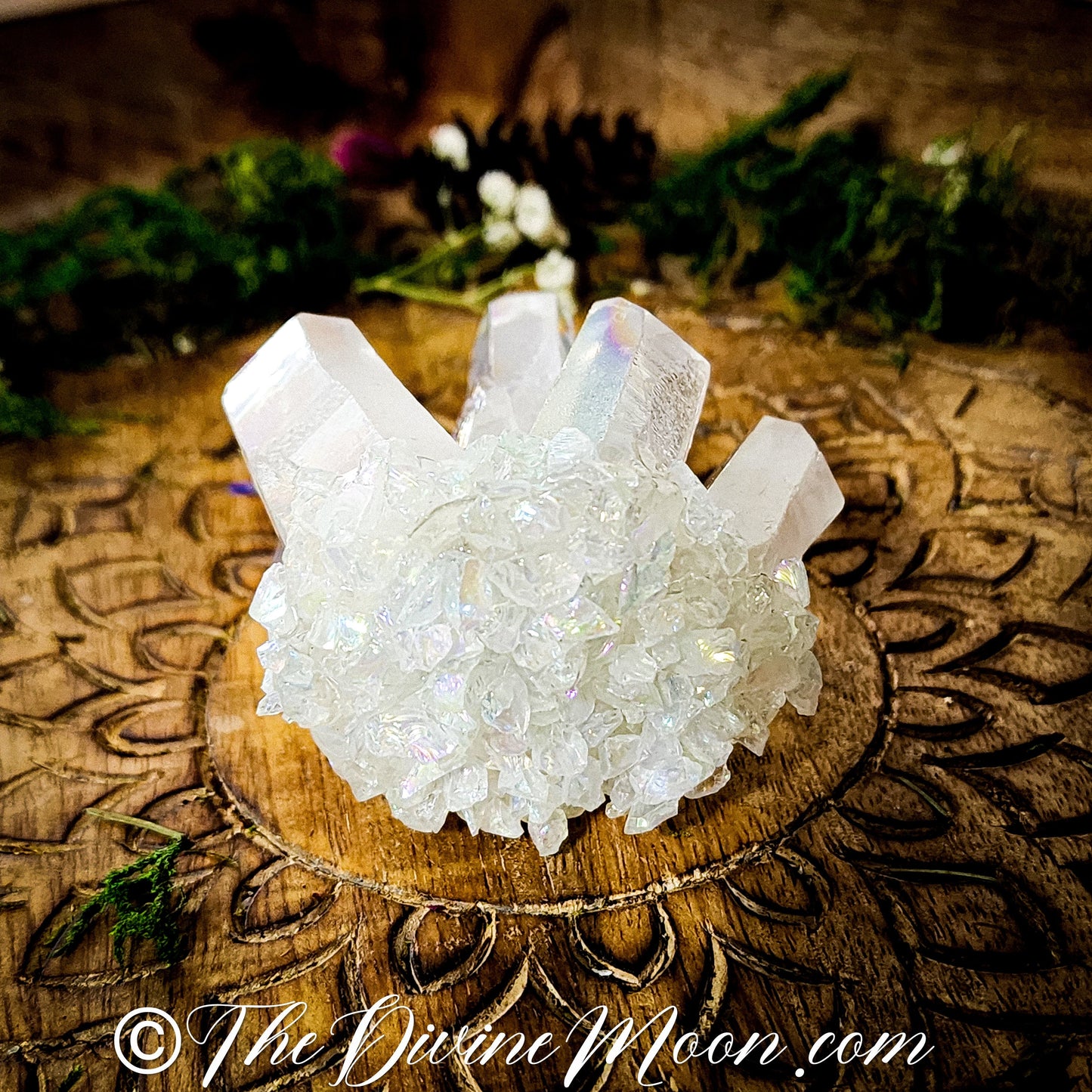 Large Quartz Crystal Cluster Flower - Top Quality Crystals - Brazilian Quartz - Aura Quartz