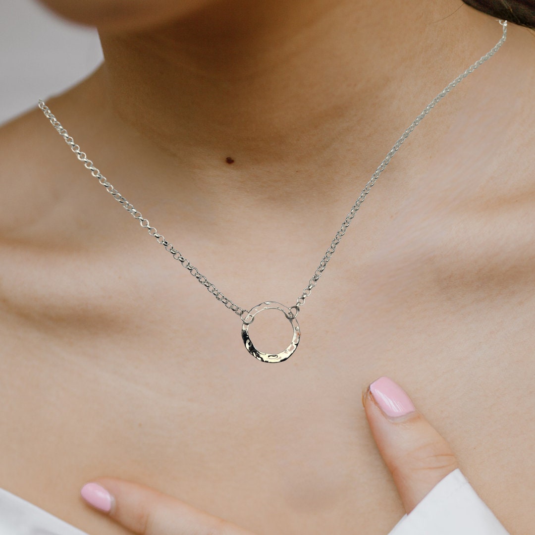 Karma Necklace, What Goes Around Comes Around, Good Karma, Karma Protection, Full Circle Necklace, Protection Necklace, Bring Forth Karma,