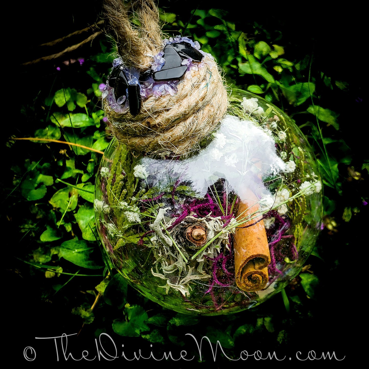 Eternal Life Witch Ball - Witch ball - Home Blessing Ball - Home Protection Ball - Witchy Gift - Metaphysical Tool - Warding - Spell Ball