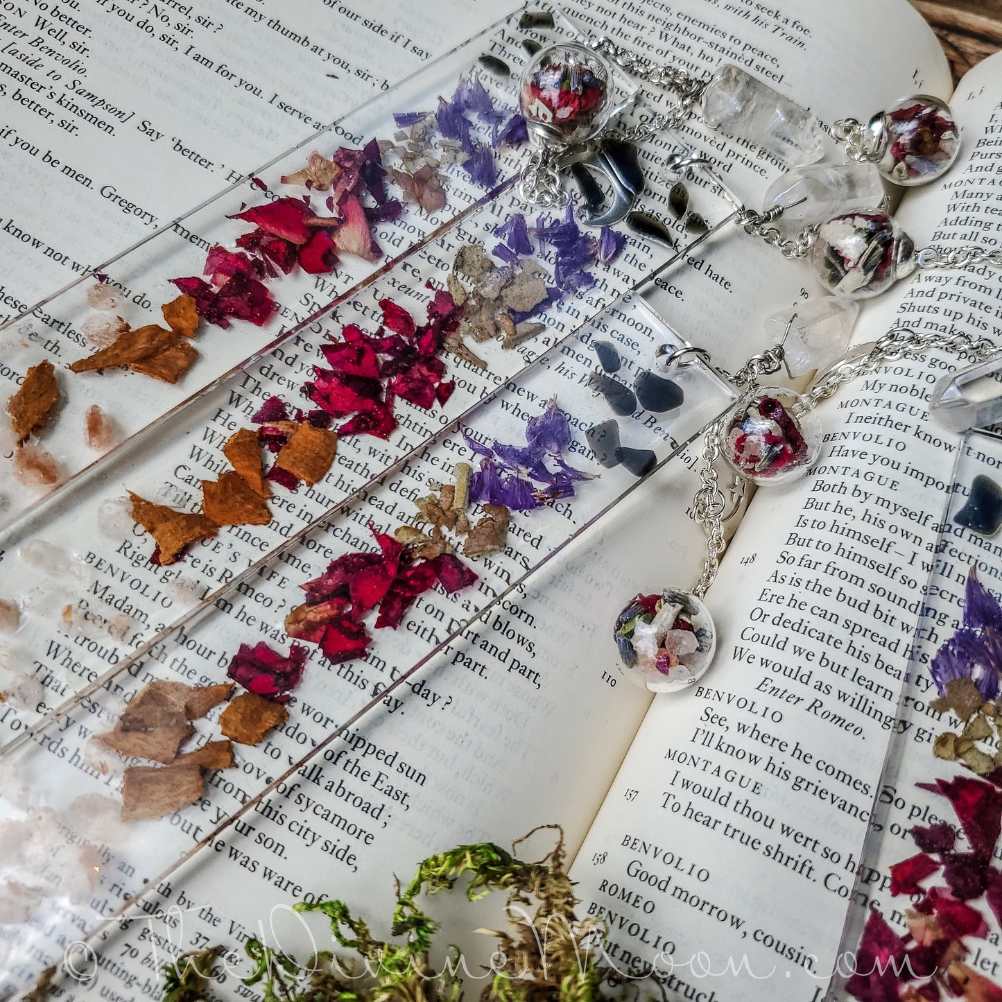Crystal Witch Ball Bookmark - Witch ball - Spell Book Charms - Protection Ball - Protection Evil & Negativity - Warding - Book of Shadows