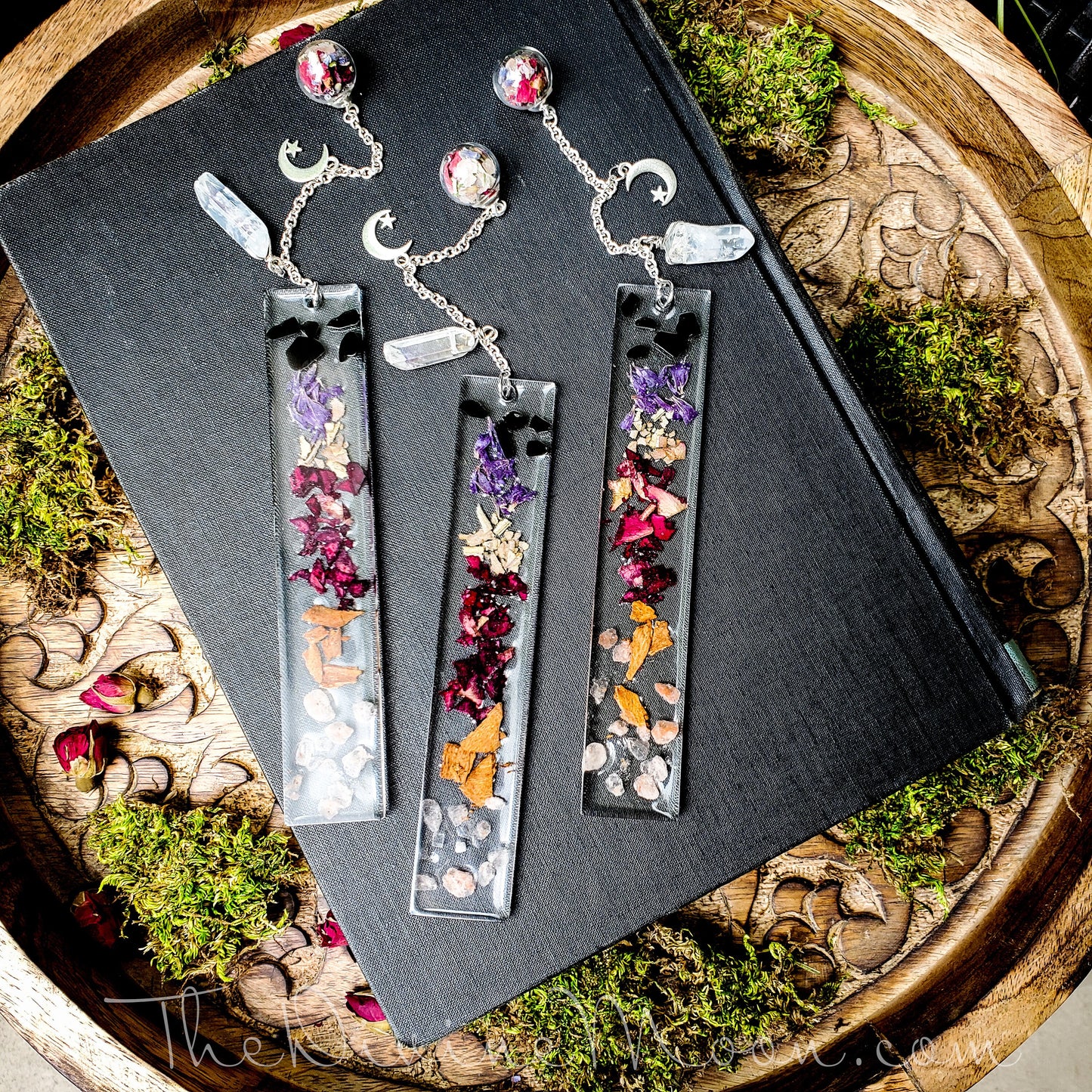 Crystal Witch Ball Bookmark - Witch ball - Spell Book Charms - Protection Ball - Protection Evil & Negativity - Warding - Book of Shadows