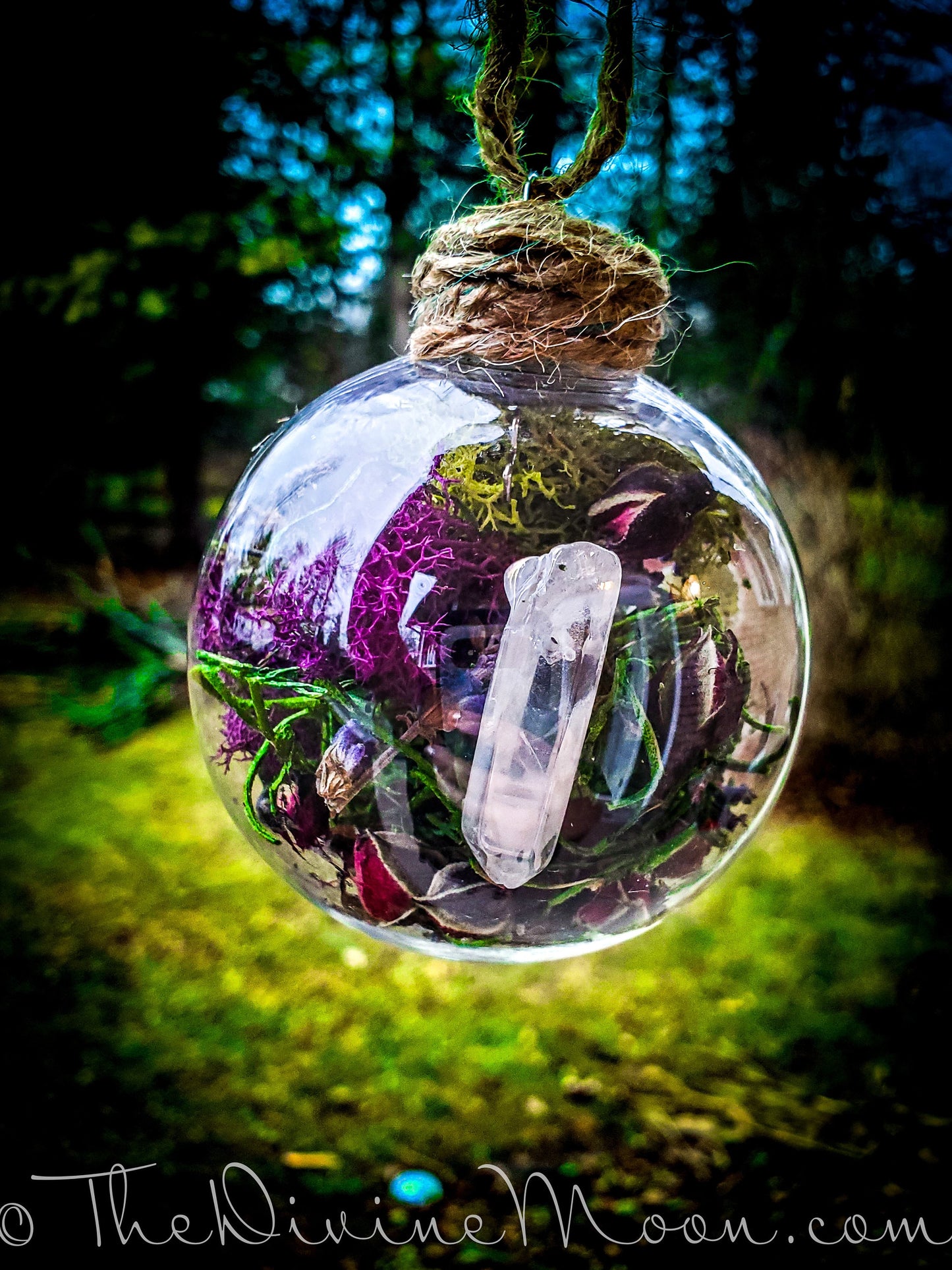 Crystal Witch Ball - Witches ball - Home Blessing Ball - Home Protection Ball - Protection From Evil & Negativity - Warding - Spell Ball -