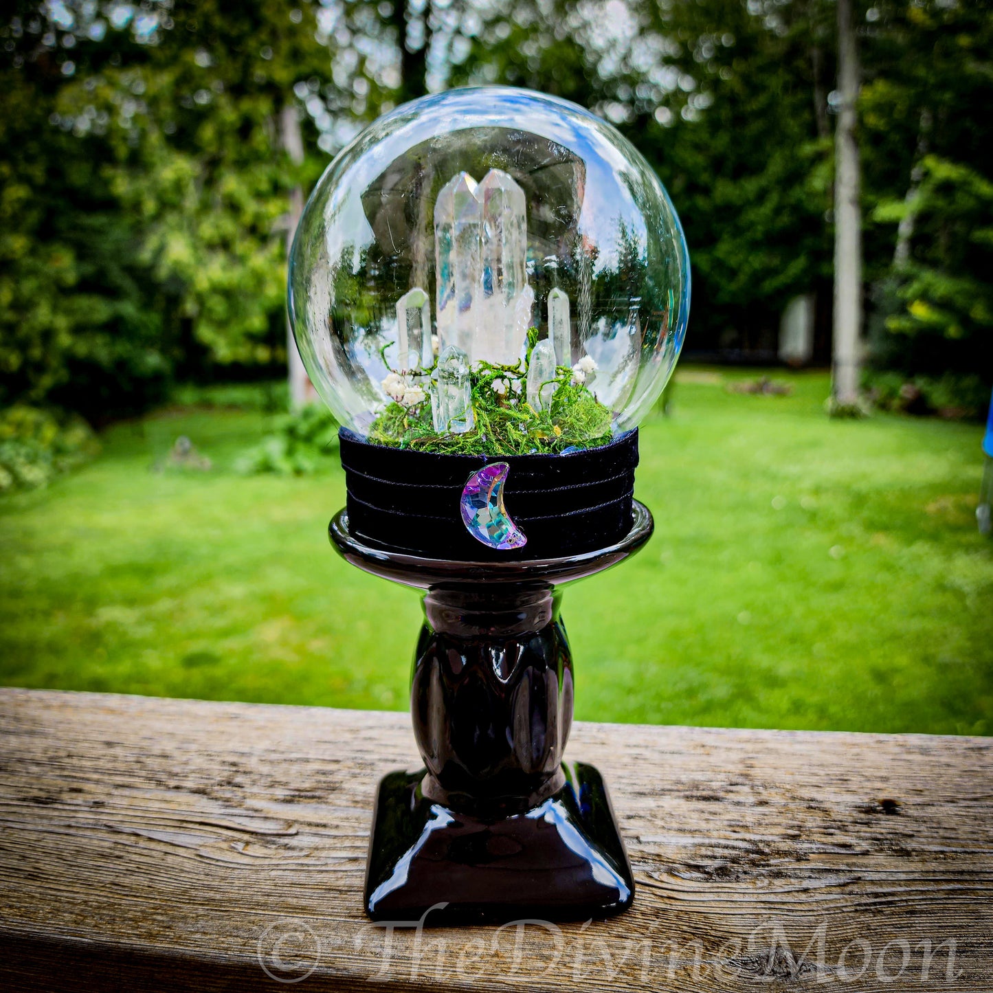 Crystal Witch Ball Globe - Witch ball - Home Blessing Ball - Home Protection Ball - Protection From Evil & Negativity - Warding - Spell