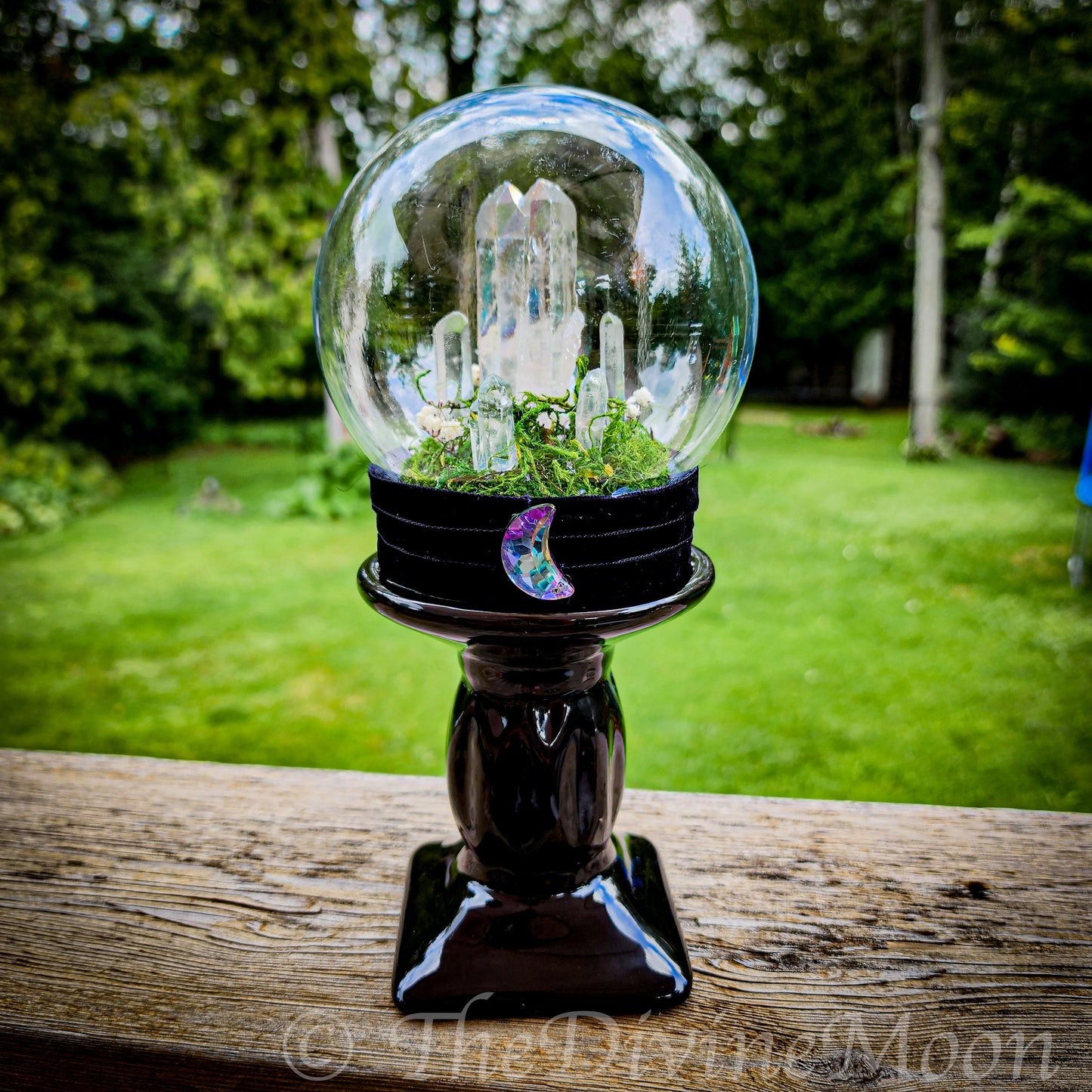 Crystal Witch Ball Globe - Witch ball - Home Blessing Ball - Home Protection Ball - Protection From Evil & Negativity - Warding - Spell