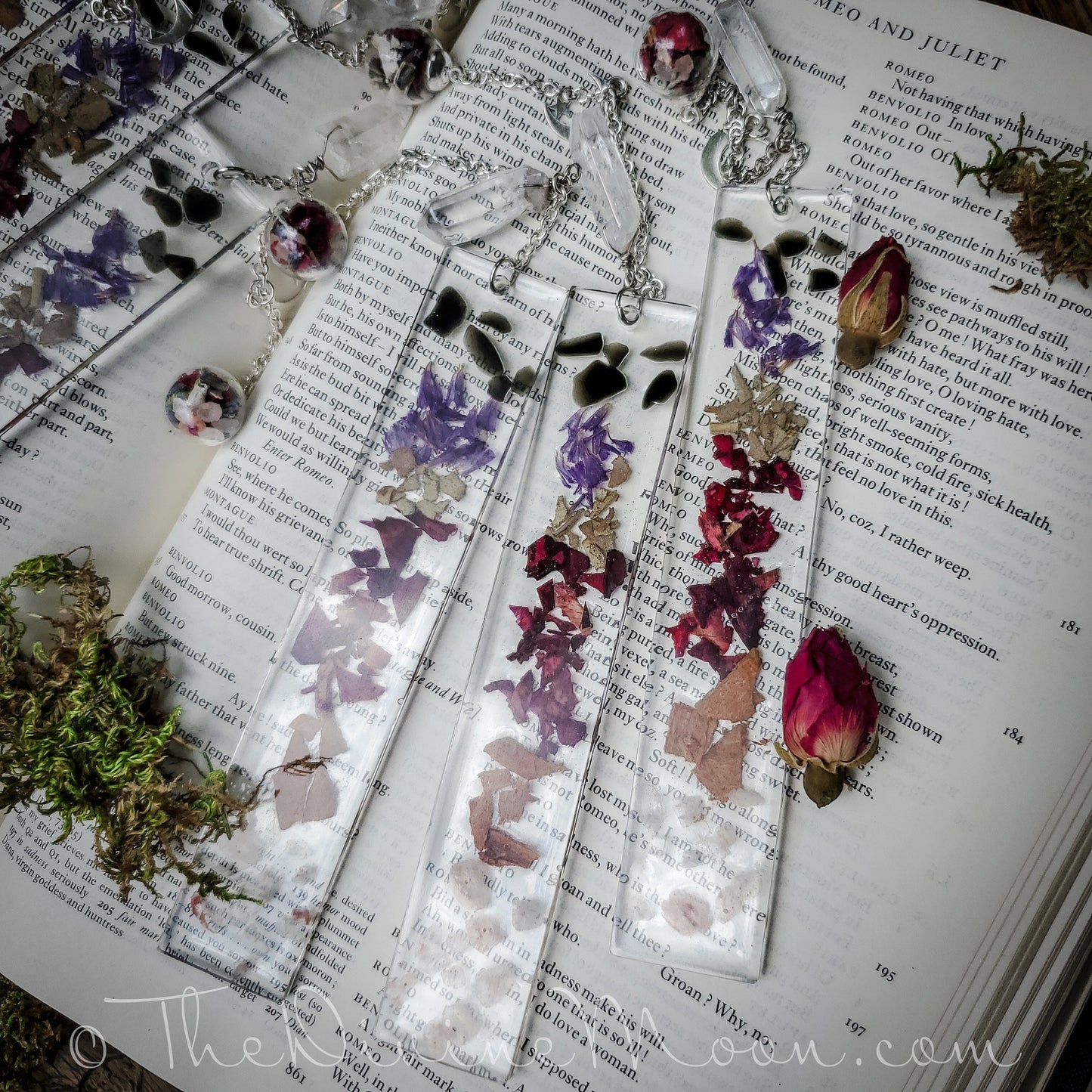 Crystal Witch Ball Bookmark - Witch ball - Spell Book Charms - Protection Ball - Protection Evil & Negativity - Warding - Book of Shadows