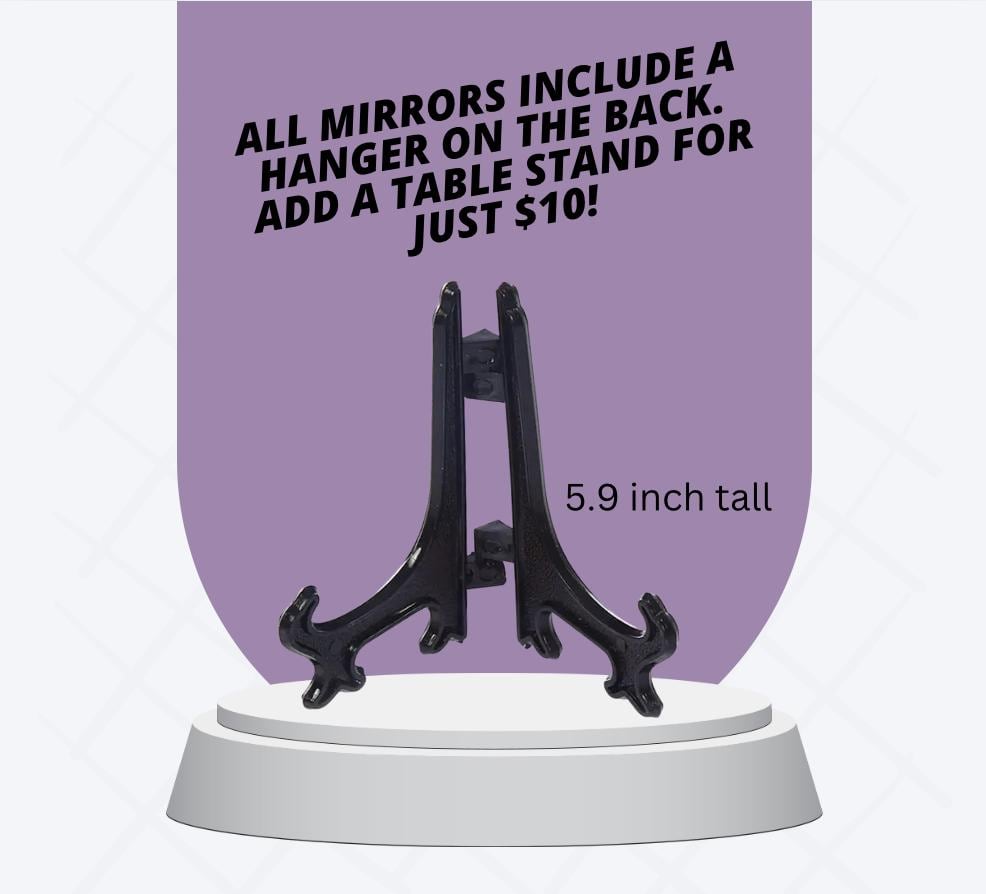 Antique Vintage Scrying Mirror - V6