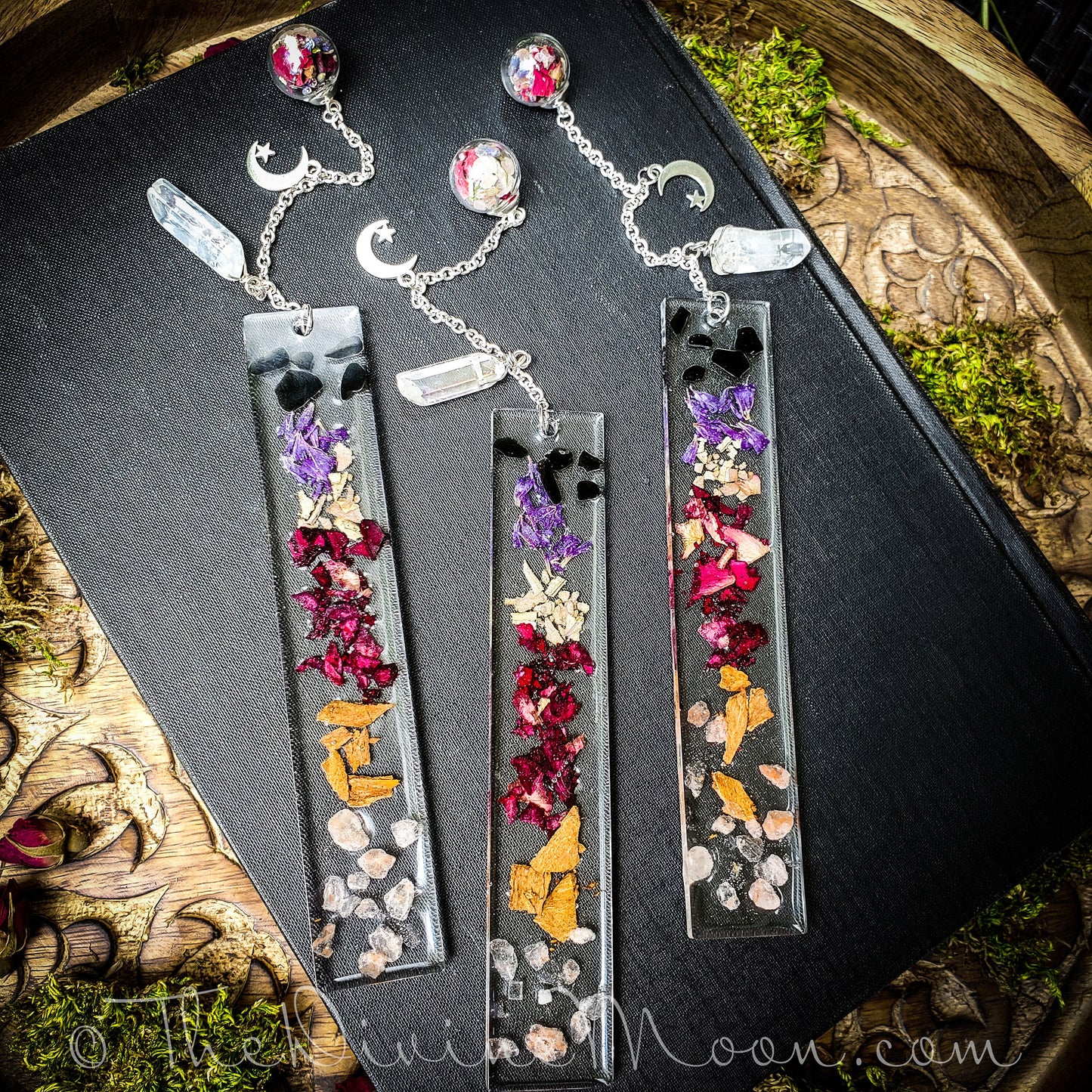Crystal Witch Ball Bookmark - Witch ball - Spell Book Charms - Protection Ball - Protection Evil & Negativity - Warding - Book of Shadows