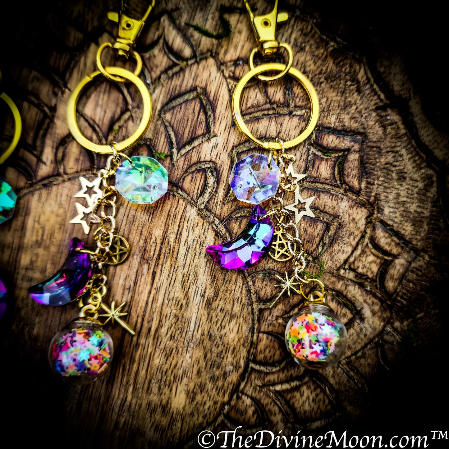 Mini Crystal Witch Ball Keychain - Witch ball - Blessing Ball - Protection Ball - Protection From Evil & Negativity - Warding - Unique Gift