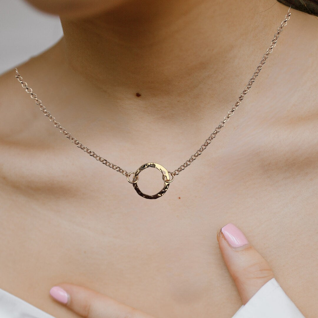 Karma Necklace, What Goes Around Comes Around, Good Karma, Karma Protection, Full Circle Necklace, Protection Necklace, Bring Forth Karma,