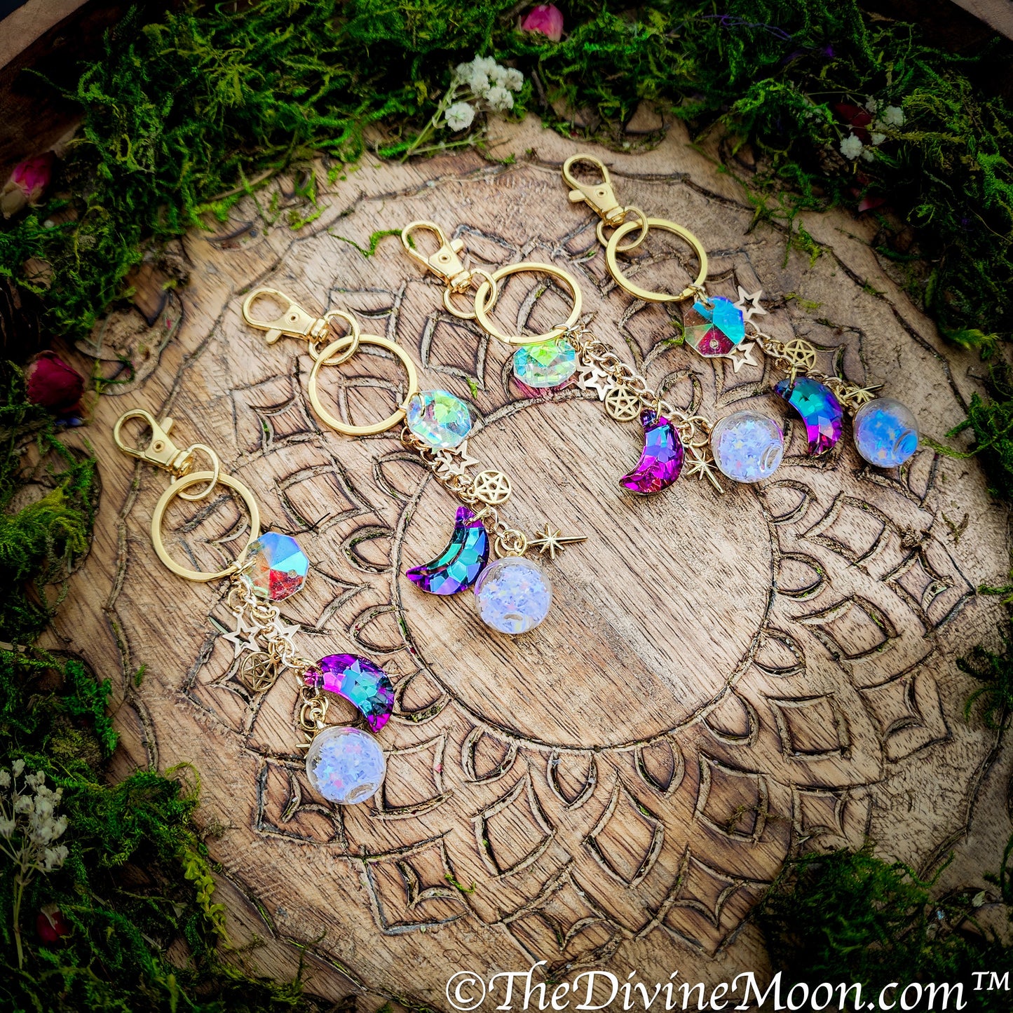Mini Crystal Witch Ball Keychain - Witch ball - Blessing Ball - Protection Ball - Protection From Evil & Negativity - Warding - Unique Gift