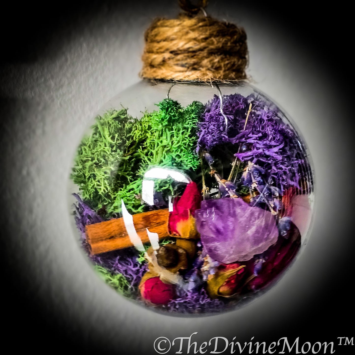 Amethyst Witch Ball - Witches ball - Home Blessing Ball - Home Protection Ball - Protection From Evil & Negativity - Warding - Spell Ball -
