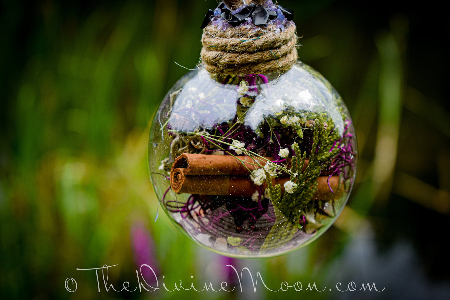 Eternal Life Witch Ball - Witch ball - Home Blessing Ball - Home Protection Ball - Witchy Gift - Metaphysical Tool - Warding - Spell Ball