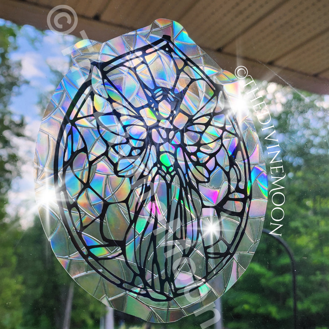 Fairy Celestial Sun Catcher Window Sticker / Rainbow Maker - Stick On Window Decal