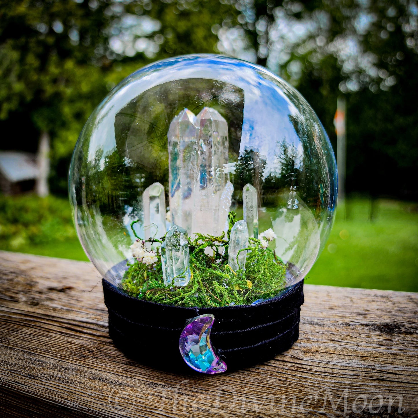 Crystal Witch Ball Globe - Witch ball - Home Blessing Ball - Home Protection Ball - Protection From Evil & Negativity - Warding - Spell
