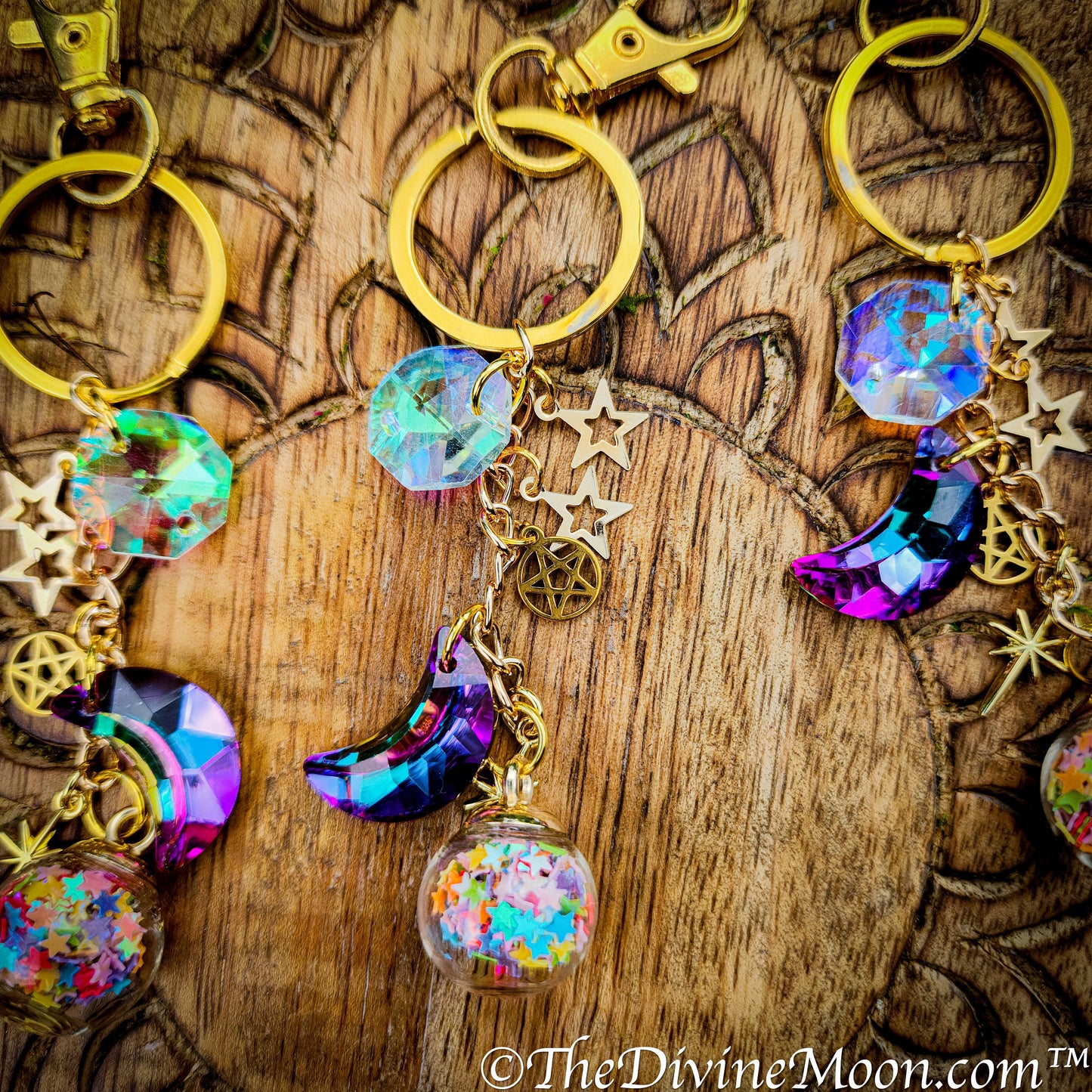Mini Crystal Witch Ball Keychain - Witch ball - Blessing Ball - Protection Ball - Protection From Evil & Negativity - Warding - Unique Gift