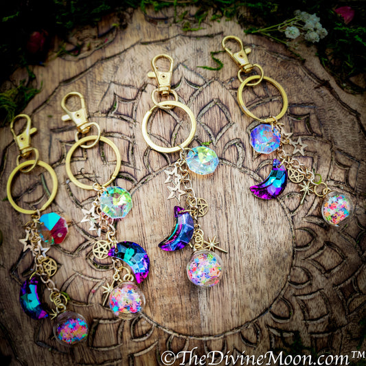 Mini Crystal Witch Ball Keychain - Witch ball - Blessing Ball - Protection Ball - Protection From Evil & Negativity - Warding - Unique Gift