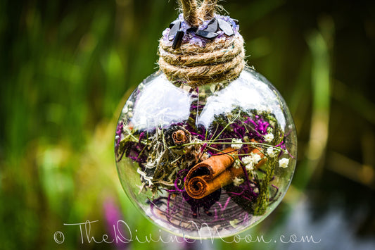 Eternal Life Witch Ball - Witch ball - Home Blessing Ball - Home Protection Ball - Witchy Gift - Metaphysical Tool - Warding - Spell Ball