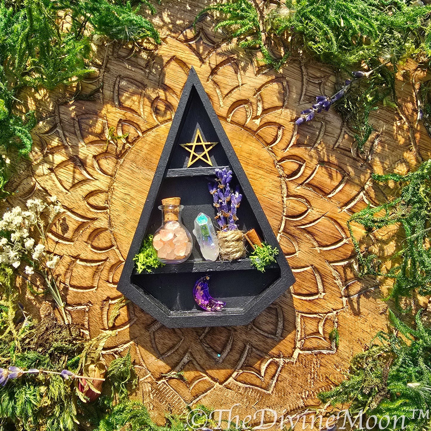 Terrarium Witchy Shelf Magnet Ornament | Witchy Home Decor
