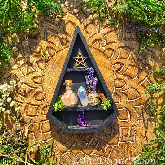Terrarium Witchy Shelf Magnet Ornament | Witchy Home Decor