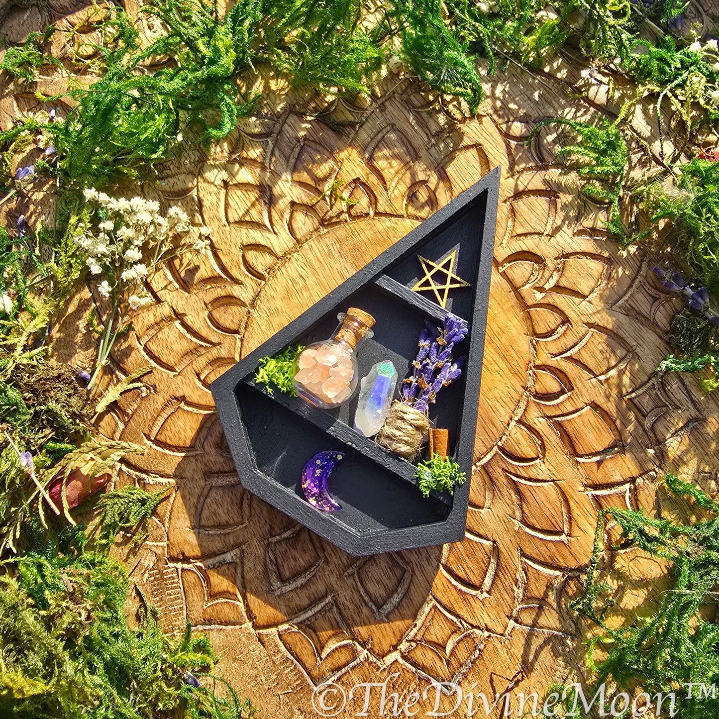 Terrarium Witchy Shelf Magnet Ornament | Witchy Home Decor