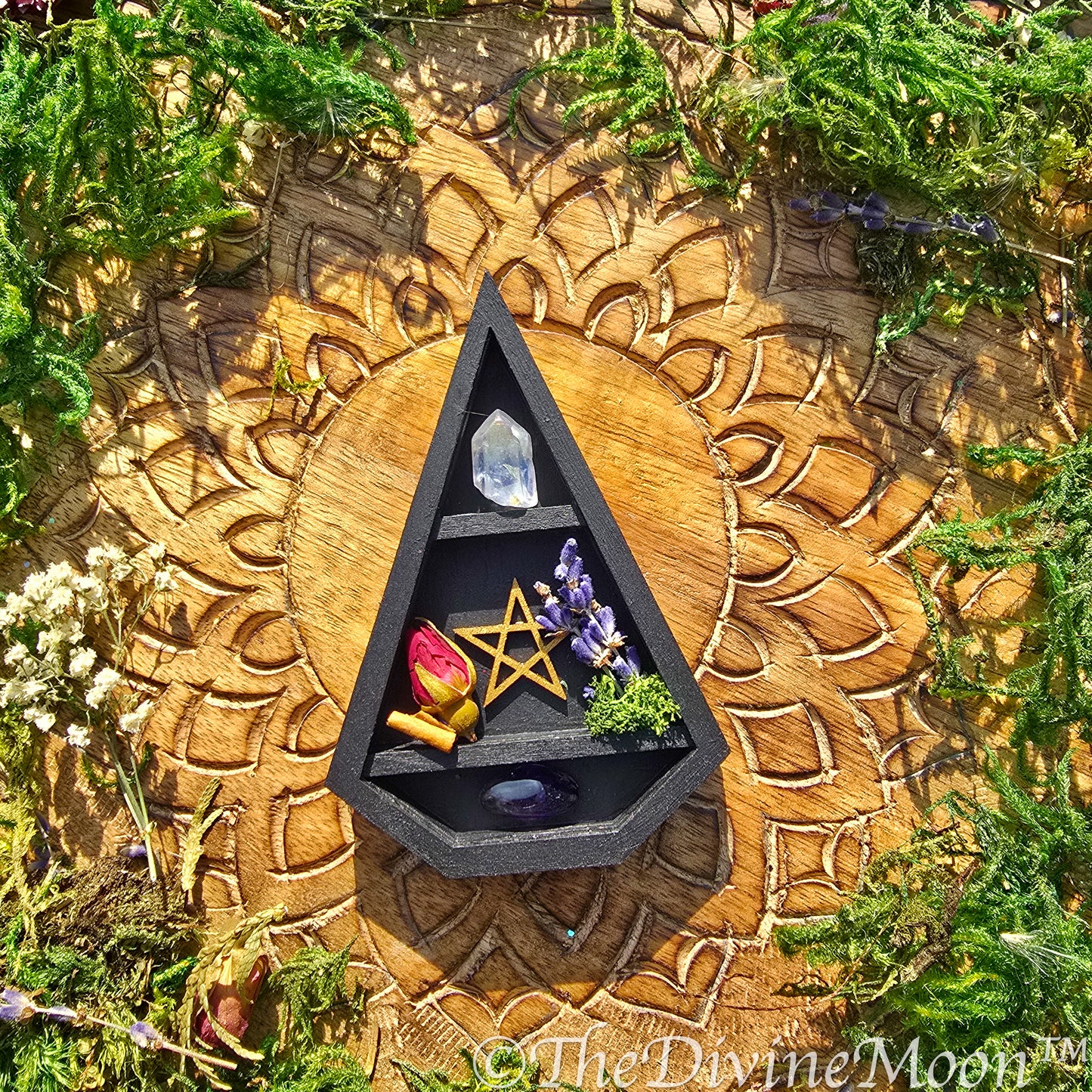 Terrarium Witchy Shelf Magnet Ornament | Witchy Home Decor