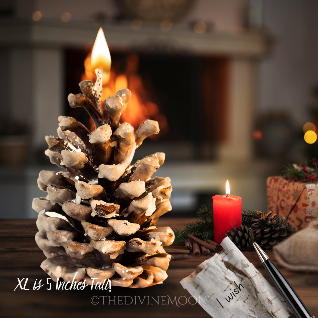 Wishing Cone - Wish Manifests - Warding Cone - Pinecone Ritual for Solstice - Solstice Wish - Burning Ritual