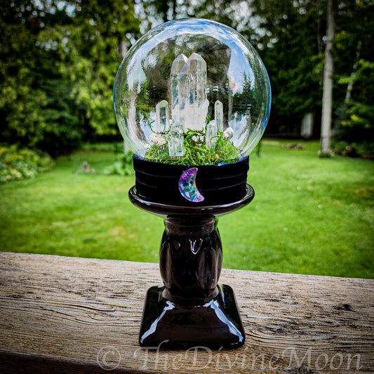 Crystal Witch Ball Globe - Witch ball - Home Blessing Ball - Home Protection Ball - Protection From Evil & Negativity - Warding - Spell