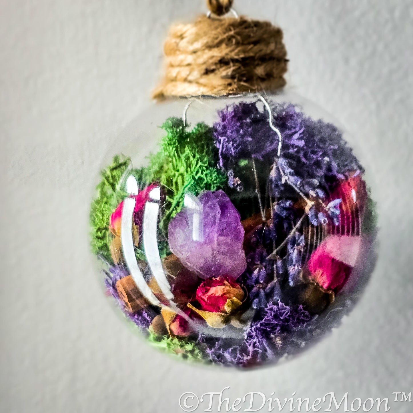 Amethyst Witch Ball - Witches ball - Home Blessing Ball - Home Protection Ball - Protection From Evil & Negativity - Warding - Spell Ball -