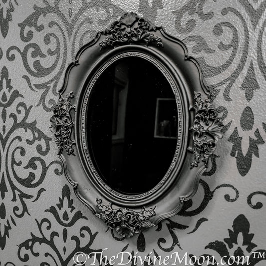 Antique Vintage Scrying Mirror - V10