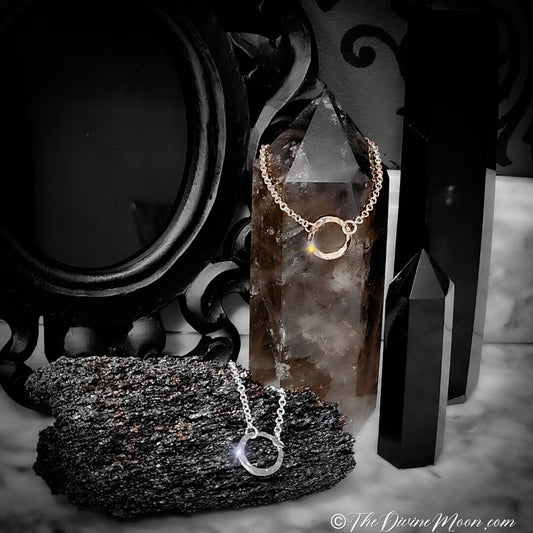 Karma Necklace, What Goes Around Comes Around, Good Karma, Karma Protection, Full Circle Necklace, Protection Necklace, Bring Forth Karma,