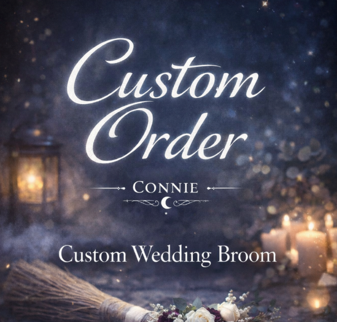 Custom Wedding Broom for Connie