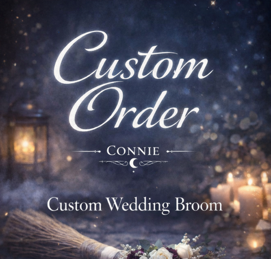Custom Wedding Broom for Connie