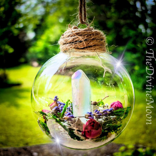 Crystal Witch Ball - Witch ball - Home Blessing Ball - Home Protection Ball - Protection From Evil & Negativity - Warding - Spell Ball