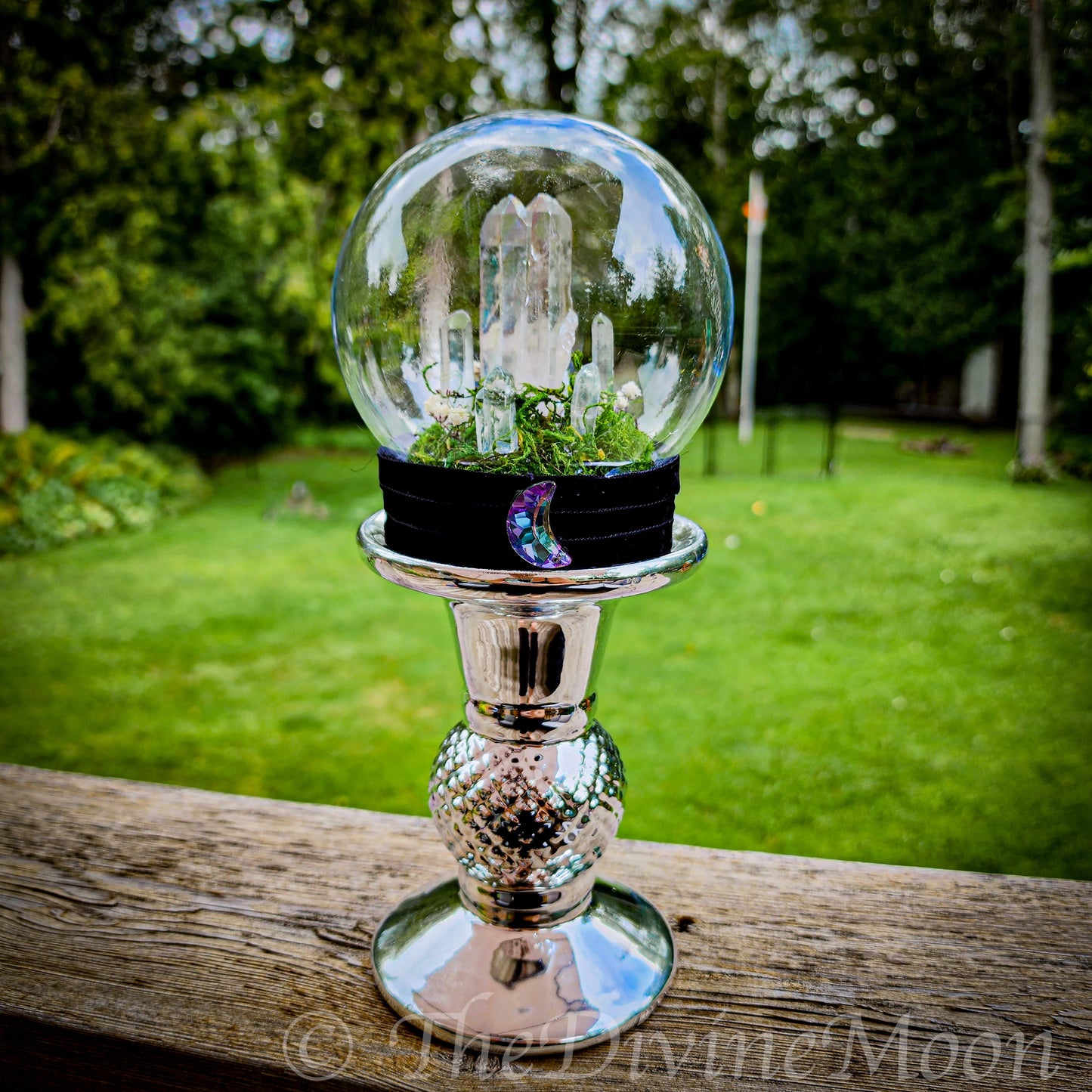 Crystal Witch Ball Globe - Witch ball - Home Blessing Ball - Home Protection Ball - Protection From Evil & Negativity - Warding - Spell