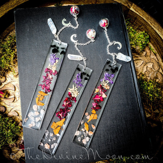 Crystal Witch Ball Bookmark - Witch ball - Spell Book Charms - Protection Ball - Protection Evil & Negativity - Warding - Book of Shadows