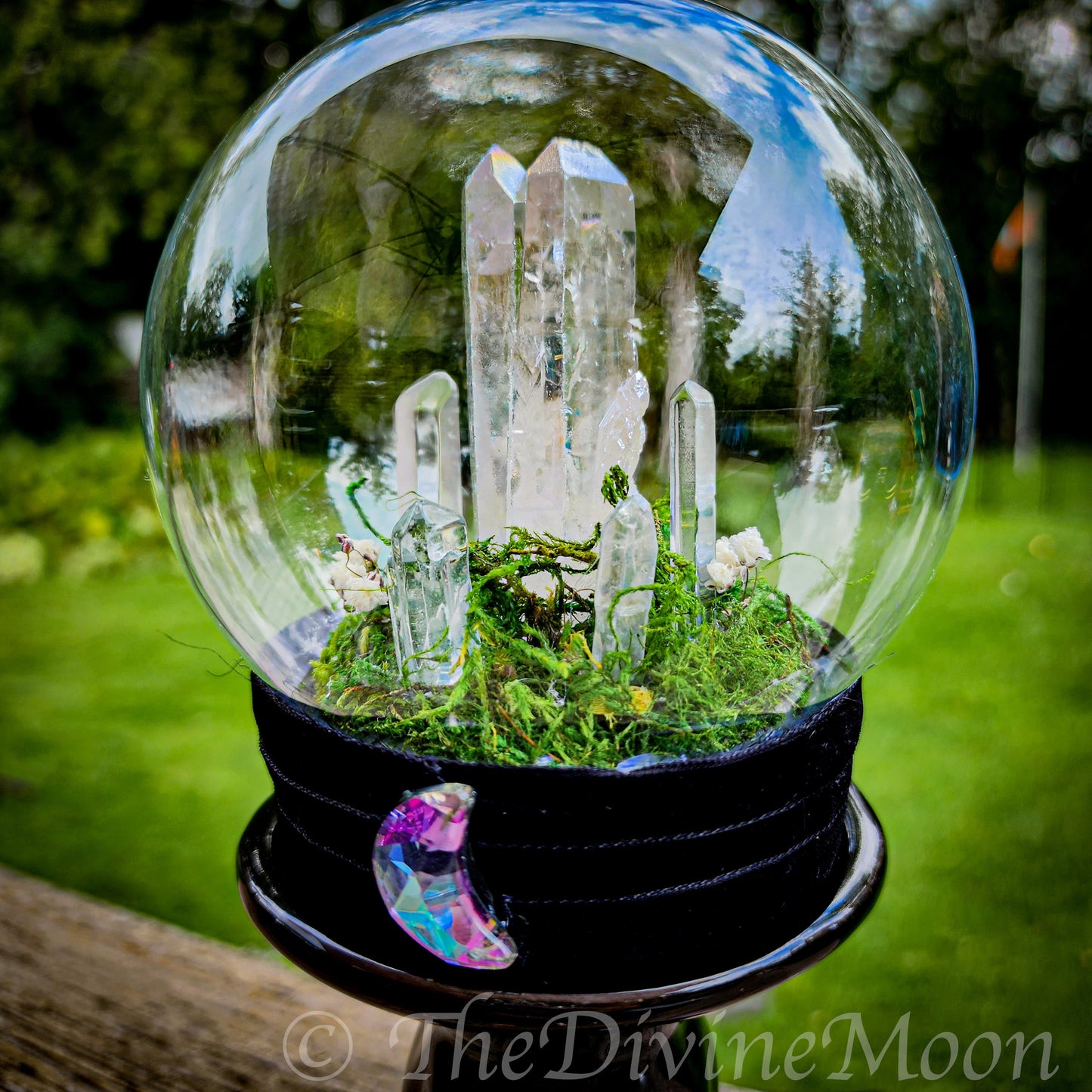 Crystal Witch Ball Globe - Witch ball - Home Blessing Ball - Home Protection Ball - Protection From Evil & Negativity - Warding - Spell