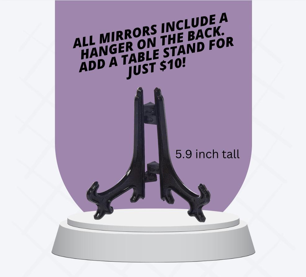 Antique Vintage Scrying Mirror - V1GM