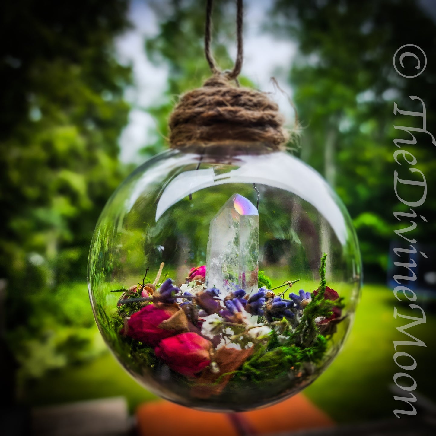 Crystal Witch Ball - Witch ball - Home Blessing Ball - Home Protection Ball - Protection From Evil & Negativity - Warding - Spell Ball